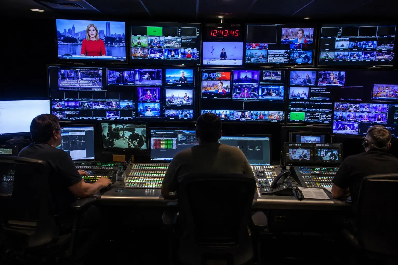 Streaming control room operations